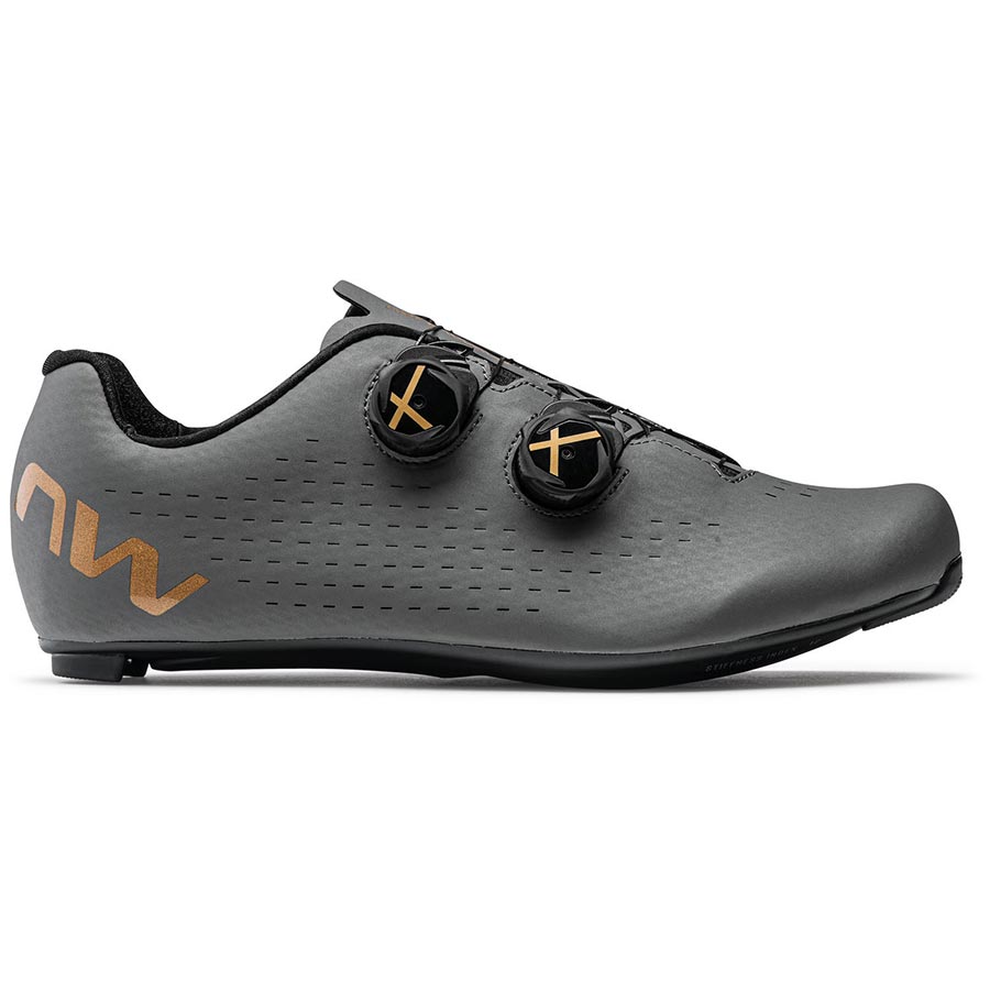Northwave Revolution 3 Road Shoes Grey/Gold 41 – The Bike Hub
