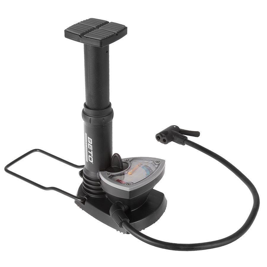 Beto High Pressure Foot Pump Black