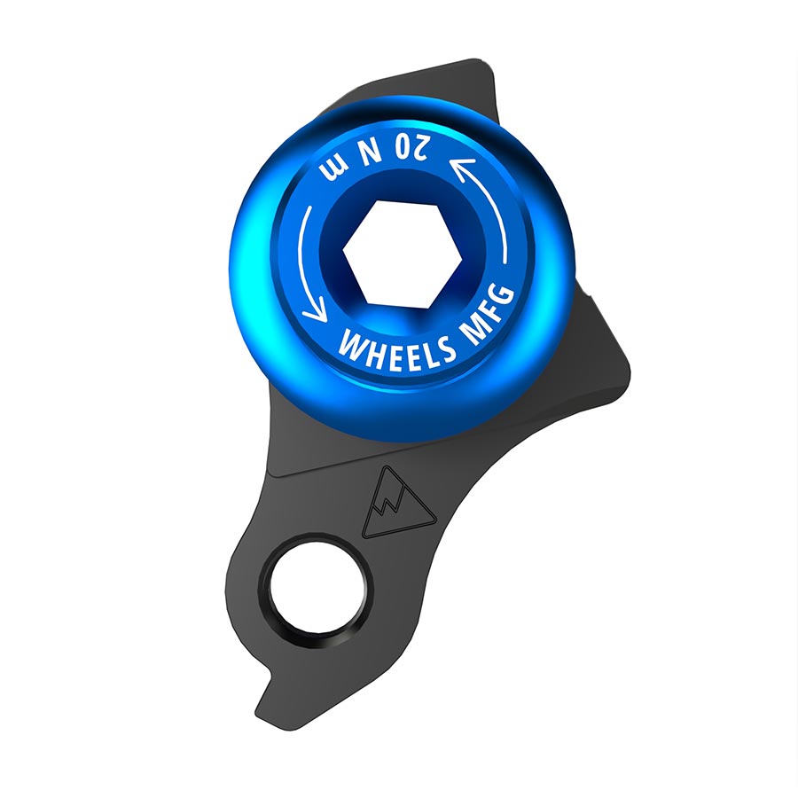 Wheels Manufacturing Universal Derailleur Hanger 487 5 For Trek ABP MTB Frames designed to accept SRAM UDH BLK Teal