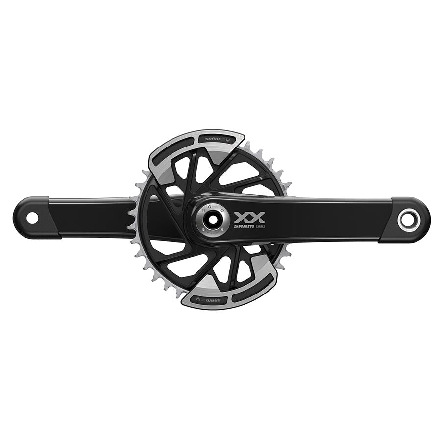 SRAM XX Eagle T-Type Wide Crankset - 165mm 12-Speed 32t Chainring Direct Mount 2-Guards DUB Spindle Interface BLK