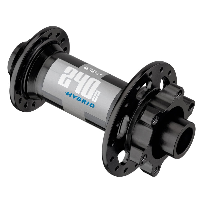 DT Swiss 240 Hybrid Front Hub 15 x 110mm Center-Lock Black 32H