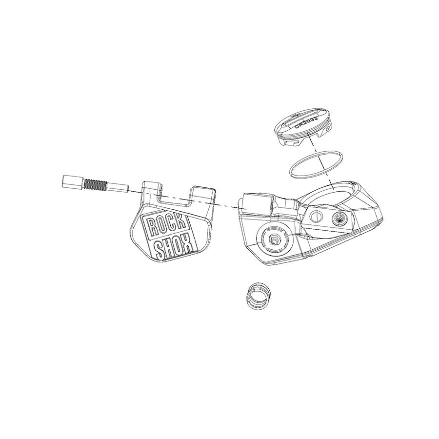 RockShox Reverb AXS Lever/Paddle Kit (w/Spring &amp; Pin)