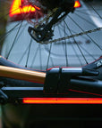 Piston Pro X Hitch Bike Rack - 2-Bike 1.25" Receiver LED Lights 4-Pin Plug Kashima Coat Galaxy Gray