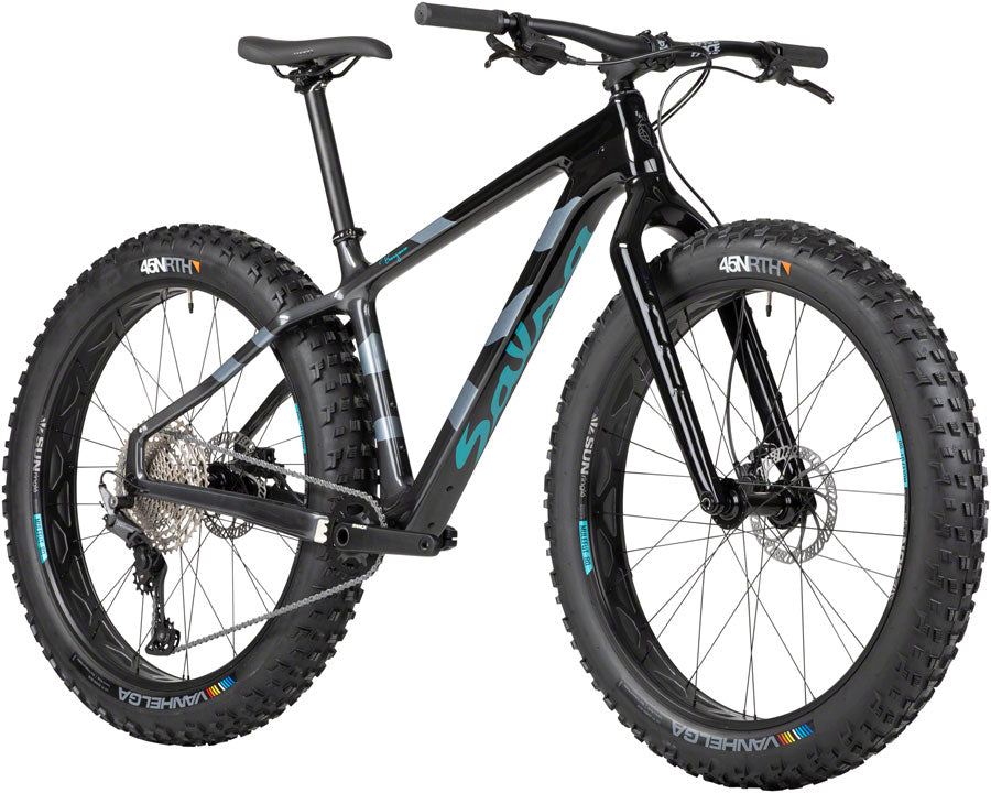 Salsa Beargrease Carbon Deore 11spd Fat Tire Bike - 27.5&quot; Carbon BLK Fade Medium