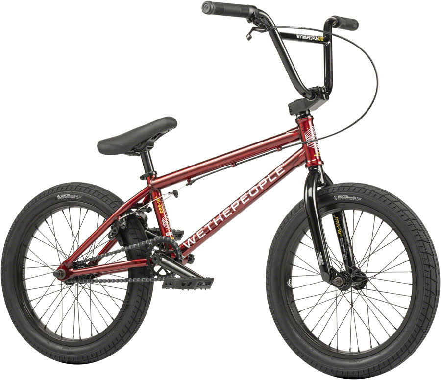We The People CRS 18 BMX 18 Translucent Red 18
