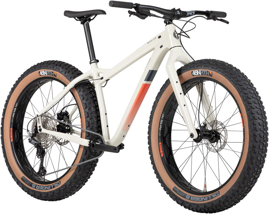 Salsa Mukluk Deore 11 Fat Tire Bike - 26&quot; Aluminum Tan X-Large