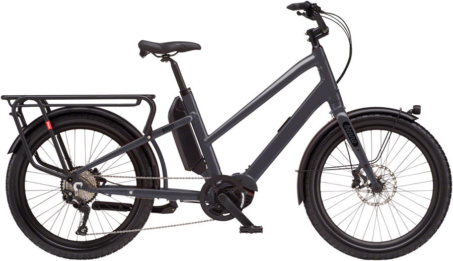 Benno Boost E Class 3 Etility Ebike - Bosch Performance Line Sport 400Wh Step-Through Anthracite Gray One Size