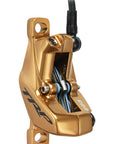 TRP DH-R EVO HD-M846 Disc Brake and Lever - Rear Hydraulic Post Mount Gold