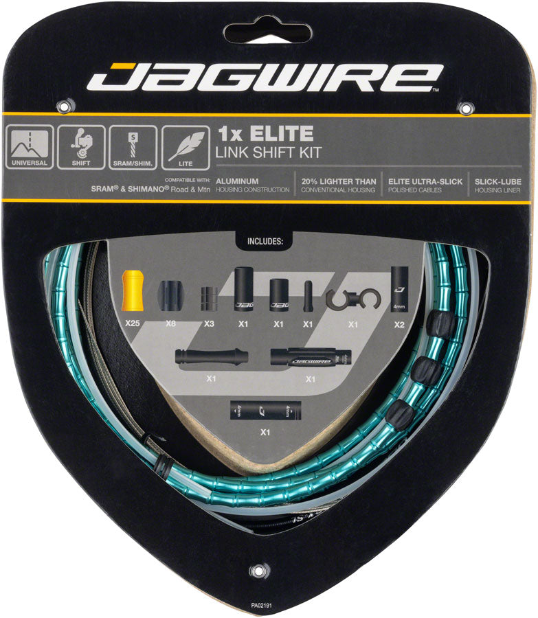 Jagwire 1x Elite Link Shift Cable Kit SRAM/Shimano Polished