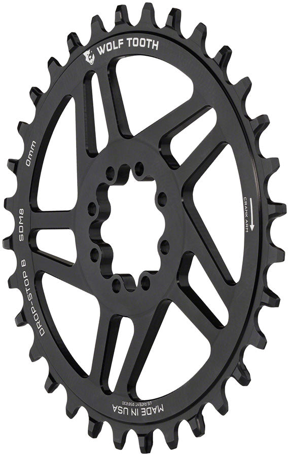 32T 110 Wolf Tooth Components Drop Stop B 130 BCD Chainring 44T