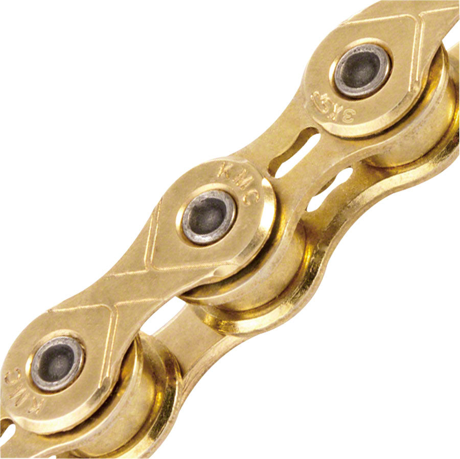 KMC X101 Chain - Single Speed 1/2&quot; x 1/8&quot; 112 Links Gold