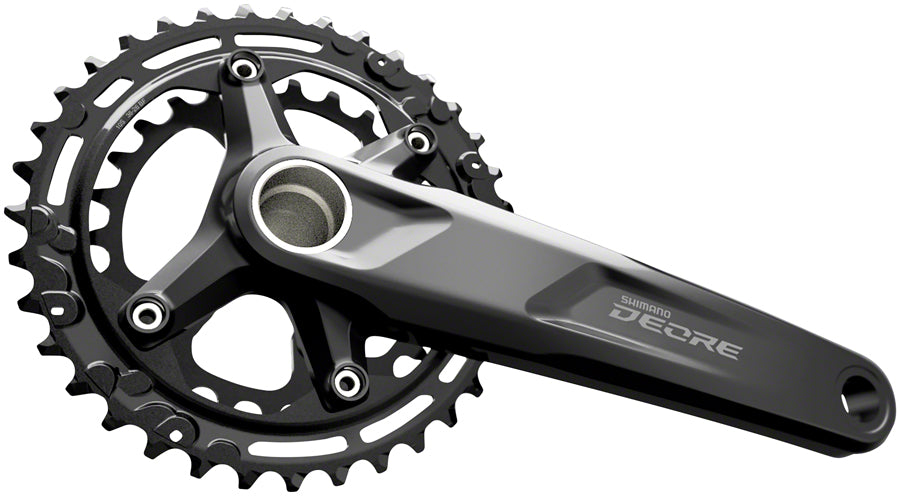 Shimano Deore FC-M4100-2 Crankset - 175mm 10-Speed 36/26t 96/64 BCD For 48.8mm Chainline BLK