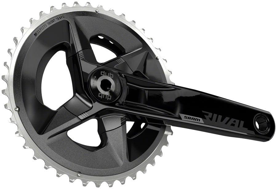 SRAM Rival AXS Wide Crankset - 165mm 12-Speed 43/30t 94 BCD DUB Spindle  Interface BLK D1