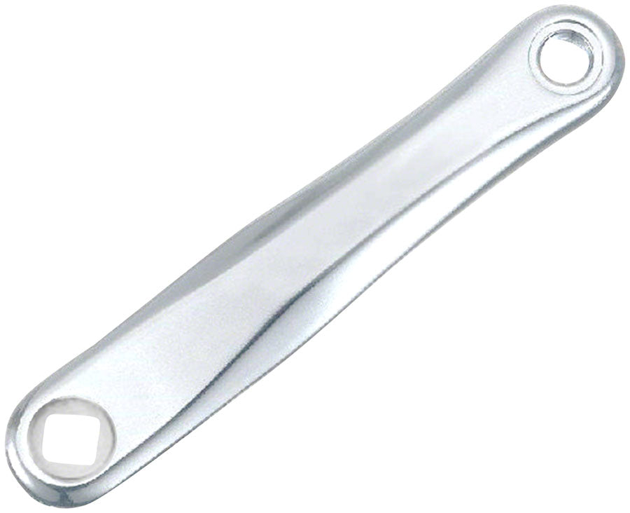 Samox SAC08 Left Crank Arm - 175mm JIS Diamond Taper Spindle Interface Forged Aluminum Spindle Bolt Sold Separate Silver