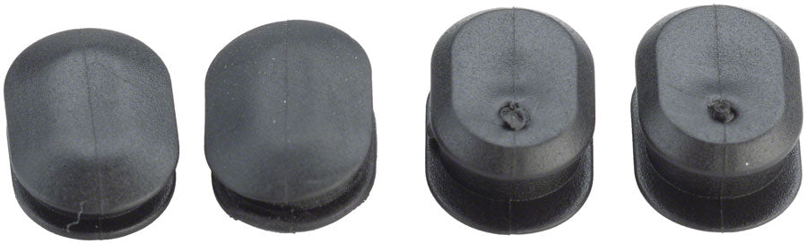 Rubber bike frame outlet plugs