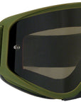 SPY+ WOOT RACE Goggles - Reverb Olive Smoke BLK Spectra HD Clear Lenses