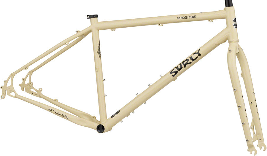 Surly Bridge Club Frameset - 27.5&quot;/700c Steel Whipped Butter X-Small