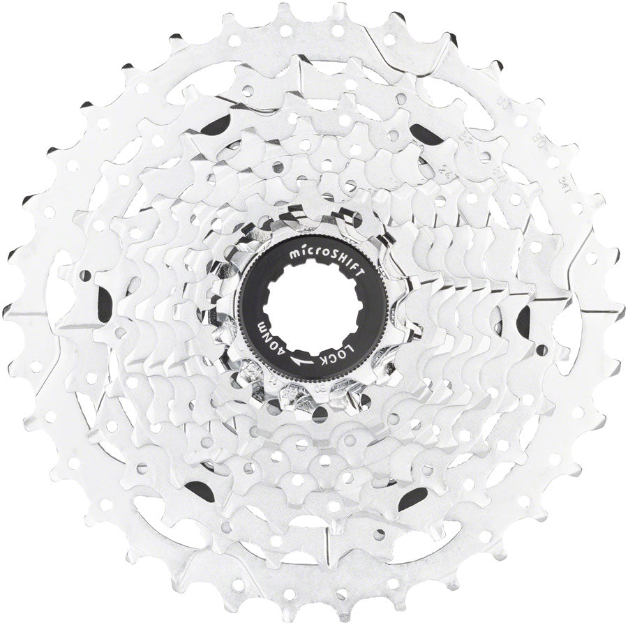 microSHIFT H11 Cassette - 11 Speed 11-34T Silver Chrome Plated