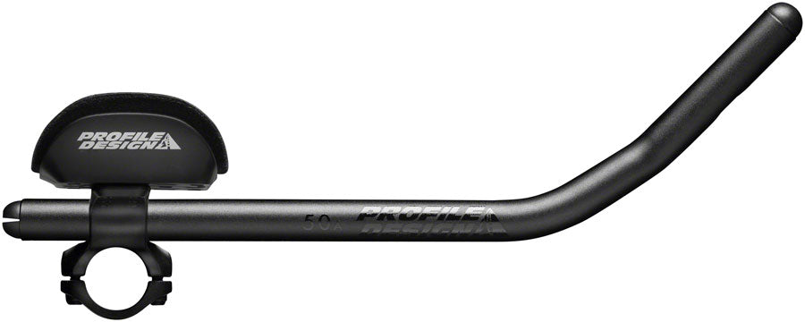 Profile Design Sonic Ergo 50a Double Ski-Bend Aluminum Aerobar Long 400mm Extension Sonic Bracket Ergo Armrest BLK