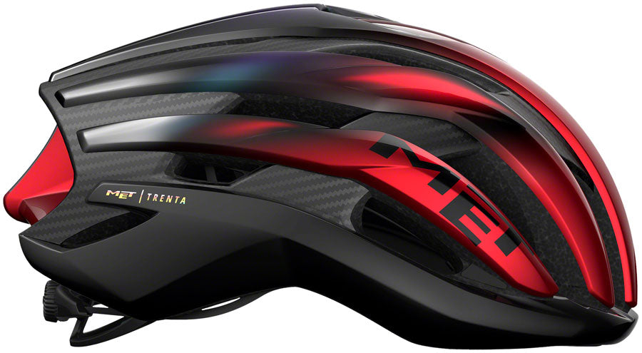 MET Trenta 3K Carbon MIPS Helmet - Red Iridescent Small – The Bike Hub