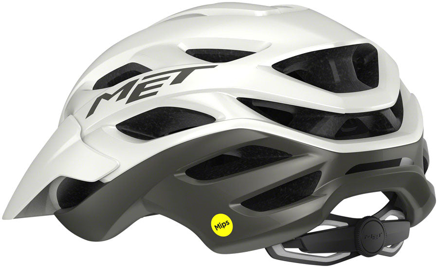 MET Veleno MIPS Helmet - White/Gray Matte Medium – The Bike Hub