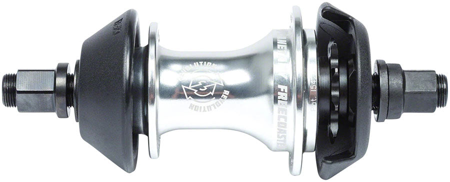 BSD Revolution Rear BMX Hub - 36H Polished Includes Hub Guards RHD