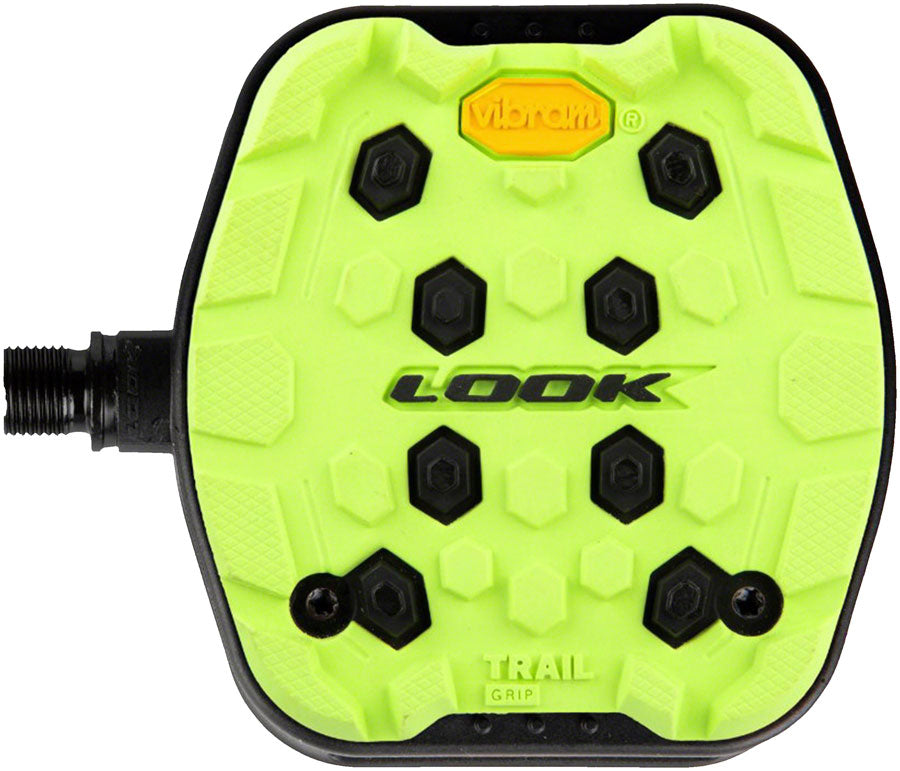 LOOK Geo Trail Grip Pedals - Platform 9/16&quot; Lime
