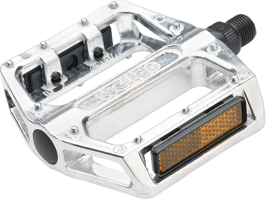 Silver best sale flat pedals