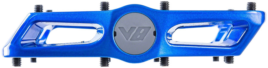 DMR V8 Pedals - Platform Aluminum 9/16&quot; Electric Blue