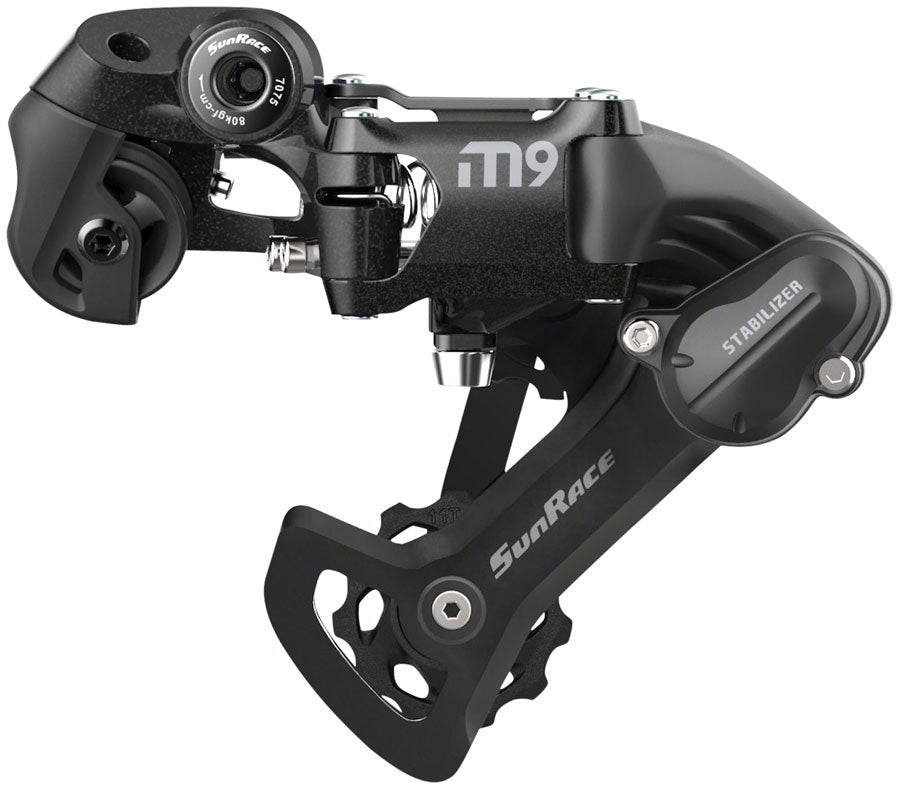 SunRace M903 Rear Derailleur 9-Speed Short Cage Black – The Bike Hub