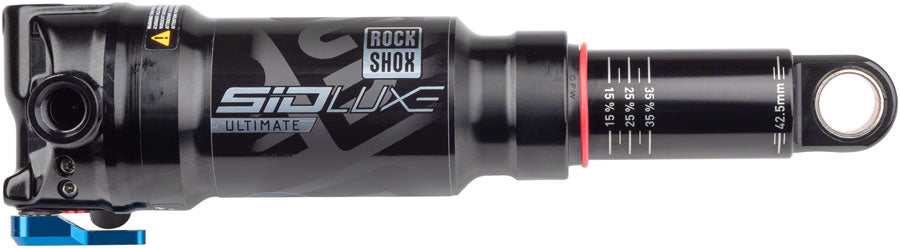 RockShox Deluxe Ultimate RCT Rear Shock, 165x40, Shaft Eyelet: Trunnion, Body Eyelet: Standard, Linear, Neg Pos - 4
