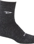 DeFeet Woolie Boolie 4" D-Logo Socks 7-9 Charcoal