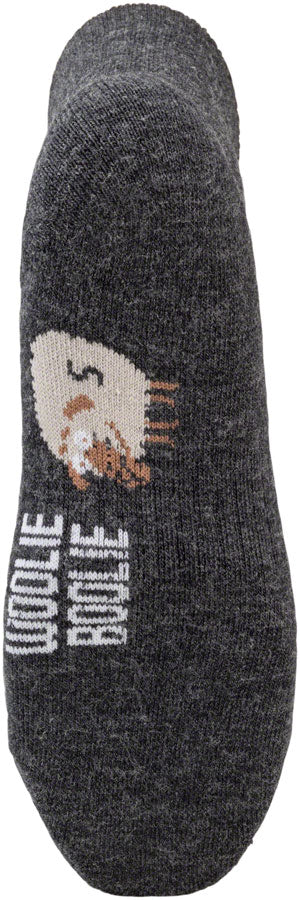 DeFeet Woolie Boolie 4&quot; D-Logo Socks 7-9 Charcoal