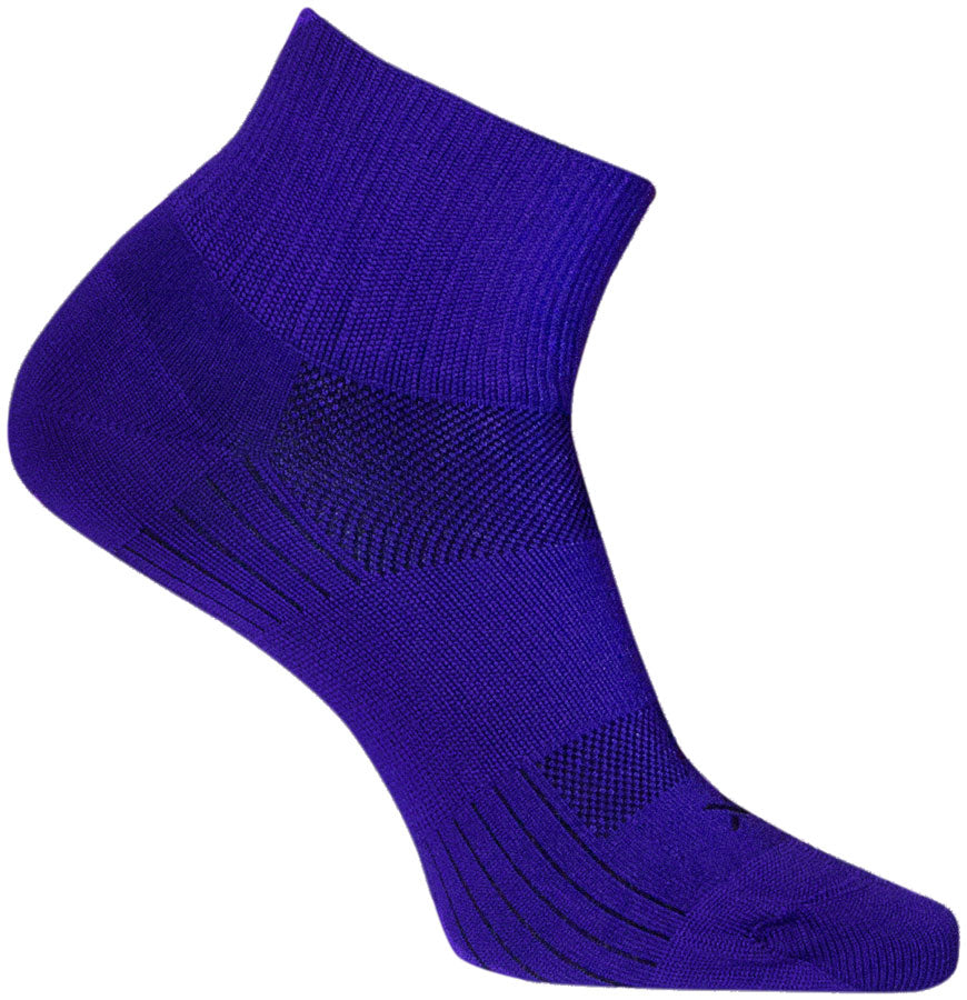 SockGuy Purple Sugar SGX Socks - 2.5&quot; Purple Small/Medium