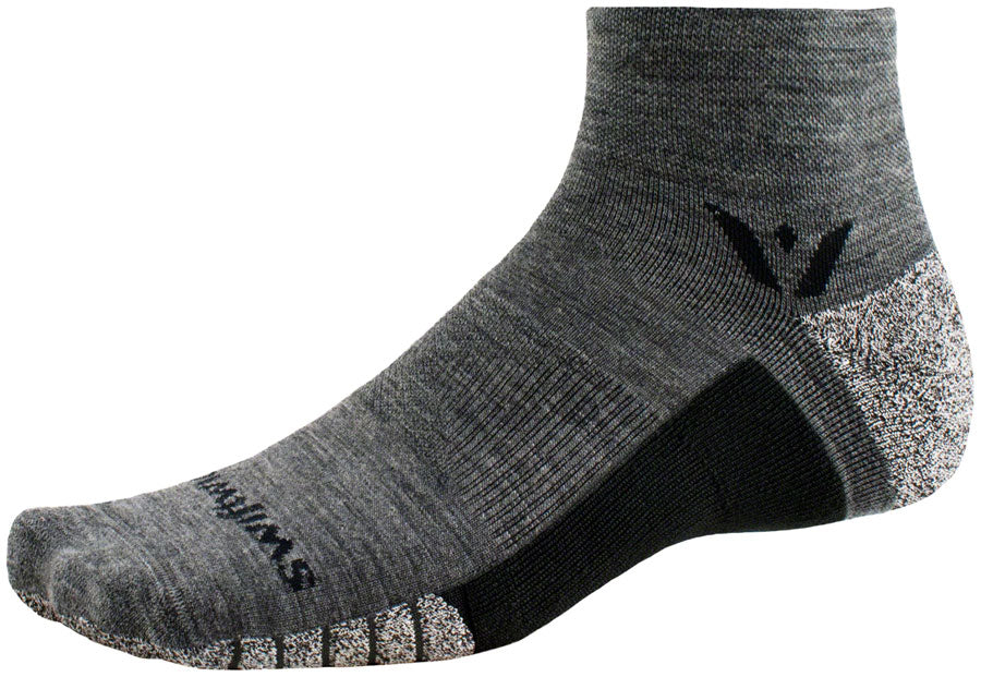 Swiftwick Flite XT Trail Two Socks - 2 inch Heather Large – The