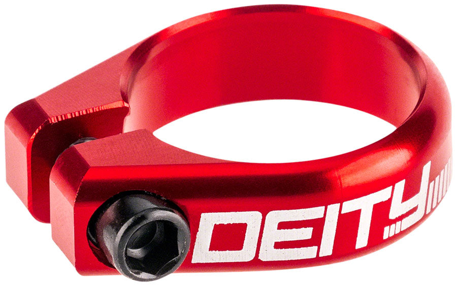 Deity Circuit Seatpost Clamp 38.6mm Red
