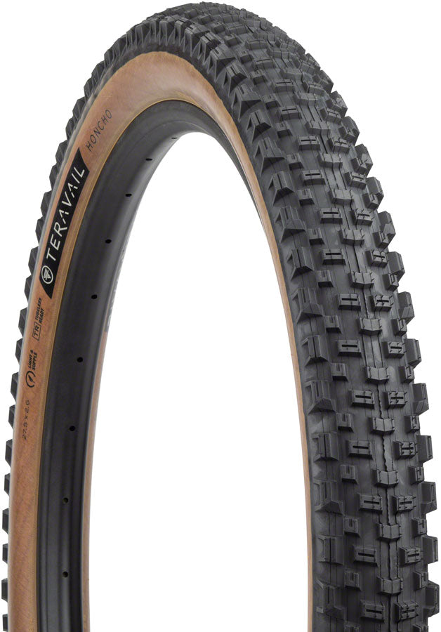 Teravail Honcho Tire x Tubeless Folding Tan Light
