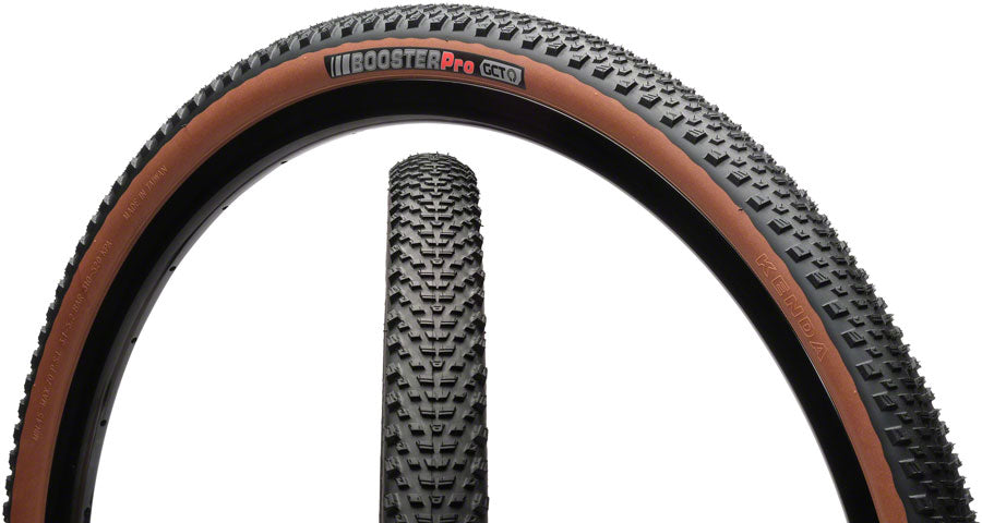 Kenda Booster Pro Tire 700 x 40 Tubeless Folding Coffee Sidewall - Main Image