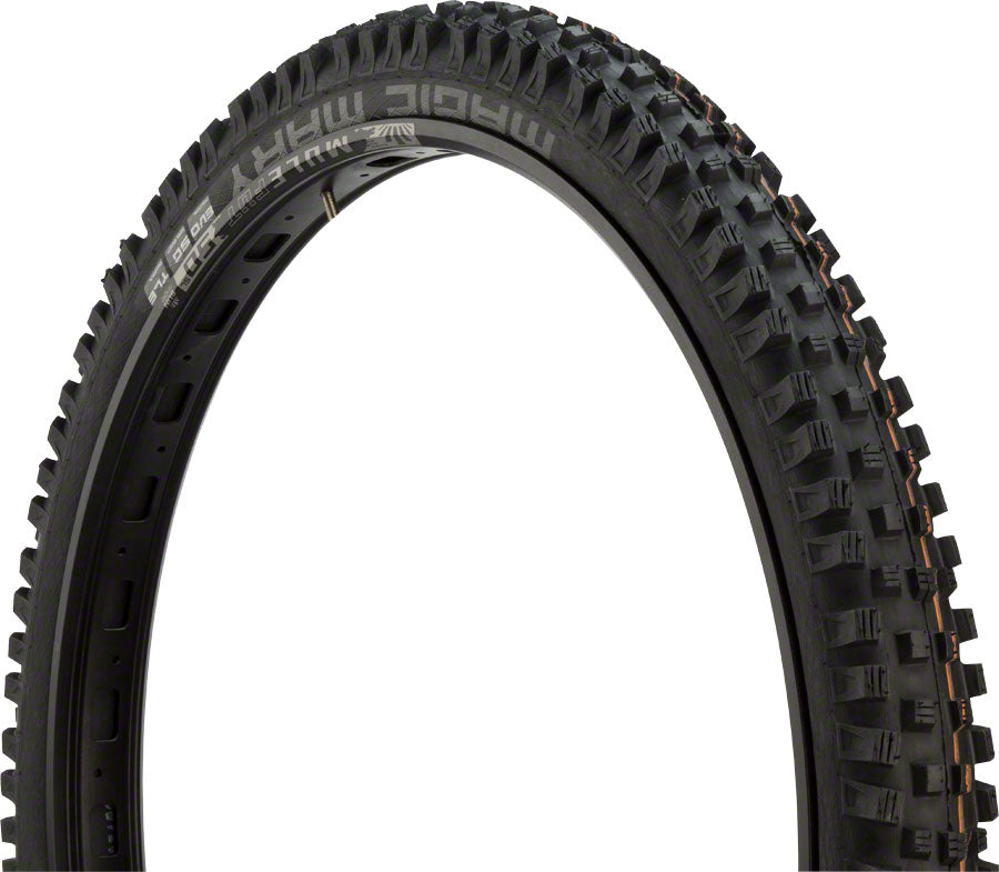 Schwalbe Magic Mary Tire 29 x 2.6 Tubeless Folding BLK Evolution Line Super Gravity Addix Soft The Bike Hub