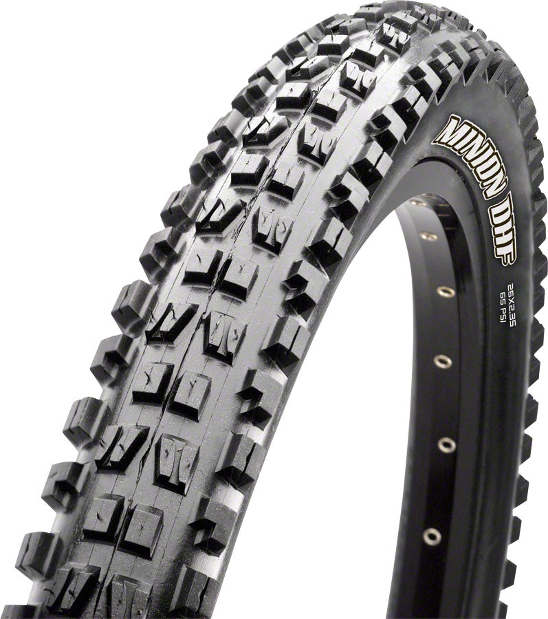 Maxxis Minion DHF Tire - 26 x 2.5 Tubeless Folding Black Dual EXO