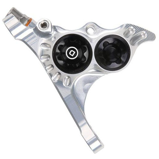 Hope RX4+ Disc Brake Caliper - Flat Mount Front +20mm Mineral Oil Type Silver