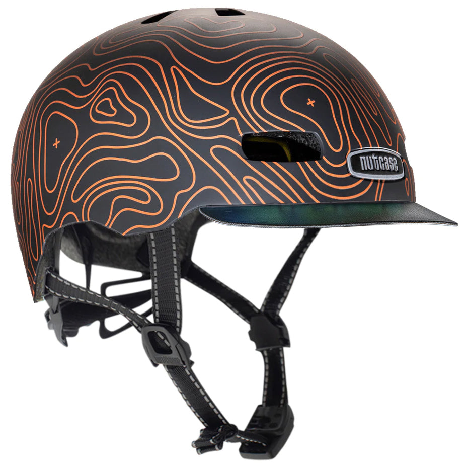 Nutcase Street MIPS Helmet Large Black/Orange