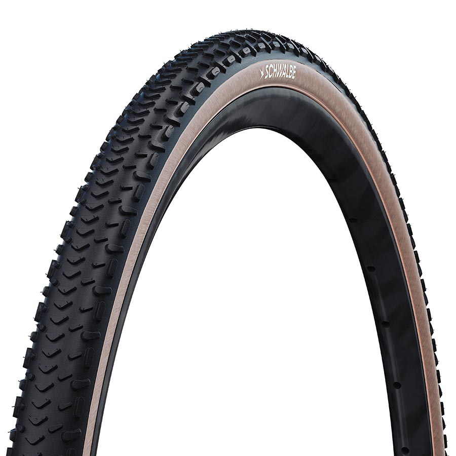 Schwalbe G-One RX Tire - 700 x 40 Tubeless Folding BLK/Transparent Evolution Line Pro Addix Race - The Bike Hub