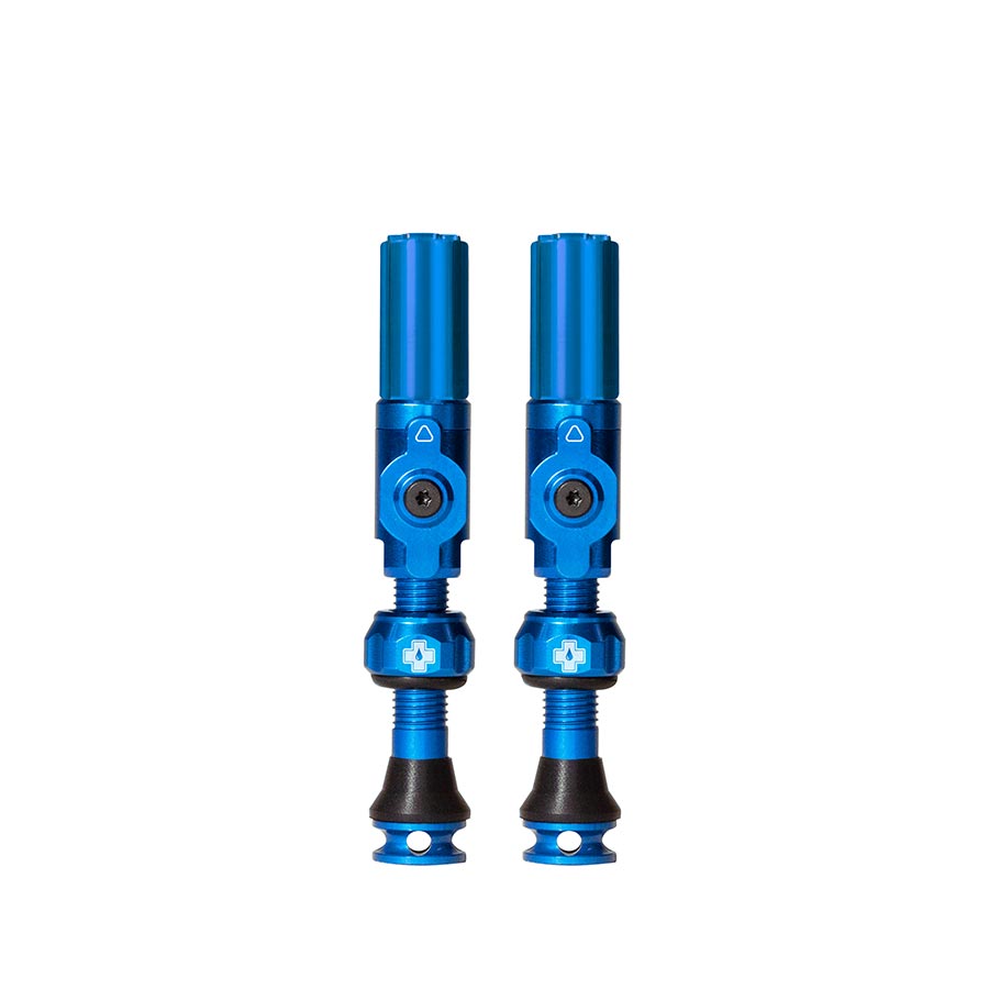 Muc-Off Big Bore Lite Tubeless Valve Stems - Medium 35mm Blue - The Bike Hub