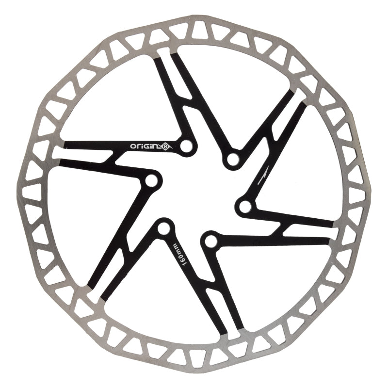 Origin8 SpeedCheck One-Piece Rotor 160mm Black Rotor - The Bike Hub