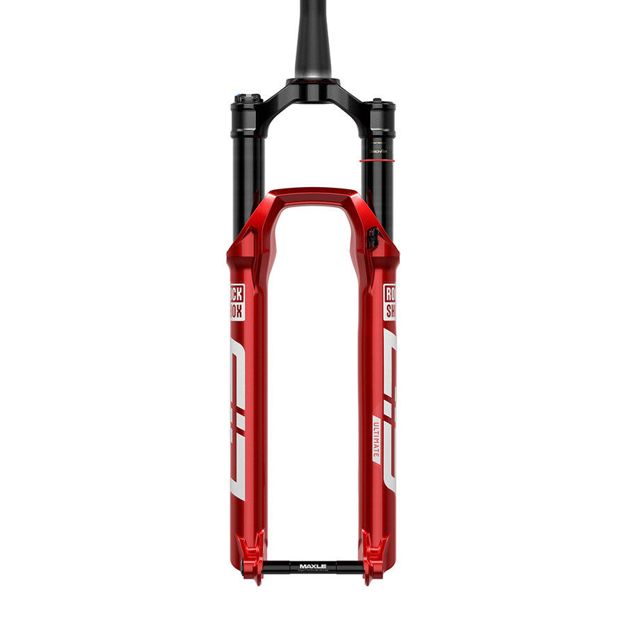 RockShox SID Ultimate Race Day 2 Suspension Fork - 29&quot; 120 mm 15 x 110 mm 44 mm Offsett Electric Red 3P Crown D1