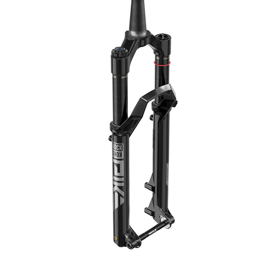 RockShox Pike Ultimate Charger 3.1 RC2 Suspension Fork - 29&quot; 130 mm 15 x 110 mm 44 mm Offset Gloss BLK C2 - The Bike Hub