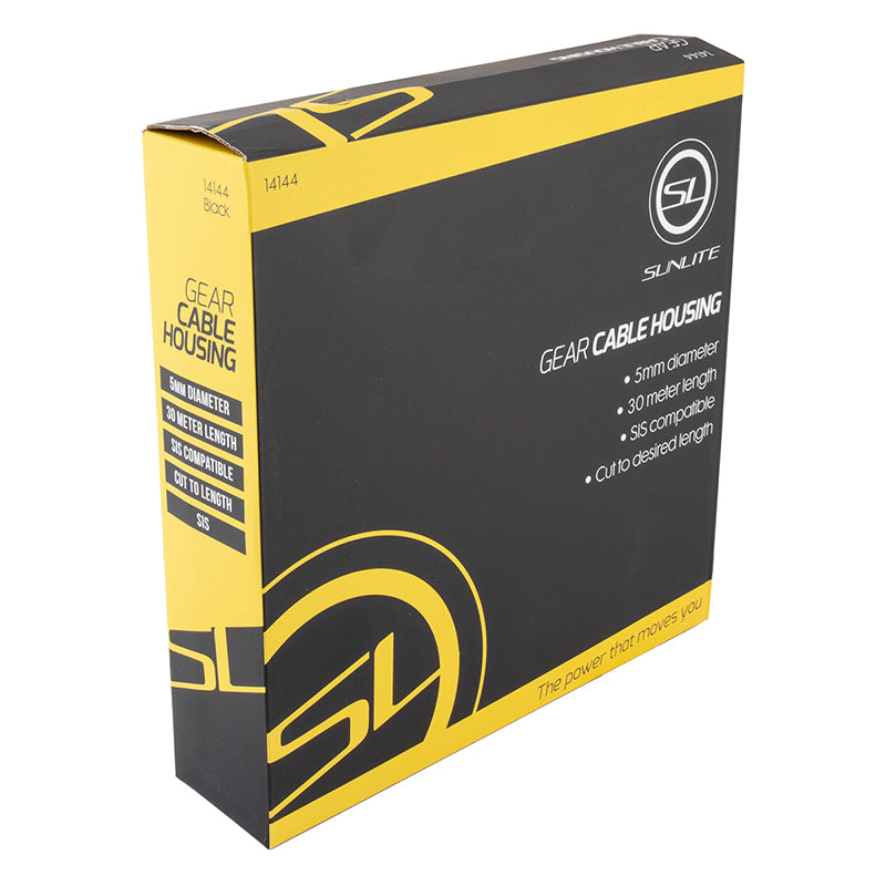 Sunlite SIS Housing Boxes S.I.S. 30m 5mm Black - The Bike Hub