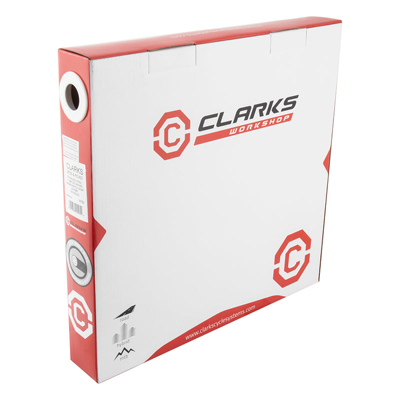 Clarks Bulk Stainless Slick Gear Wire Front or rear 2275mm 1.1mm SS Silver 100/bx MTB/Road - The Bike Hub