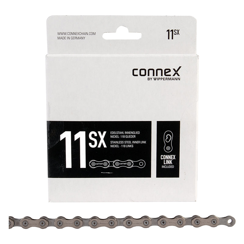 Connex 11sX 11sp Chain 11/128" Silver - The Bike Hub